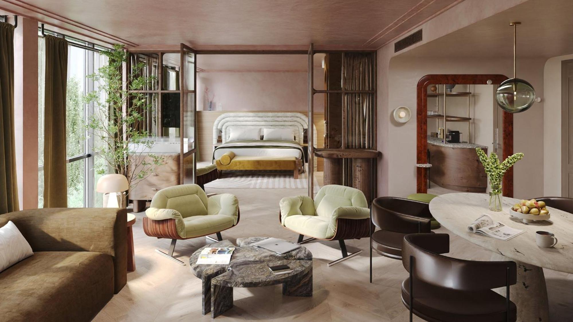 Suite con 1 Camera da Letto e 1 Divano-Letto